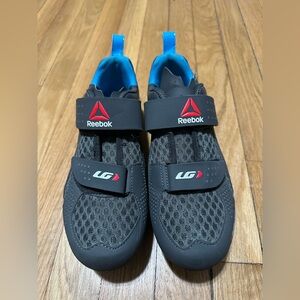 Reebok Kids Black and Blue Sneakers